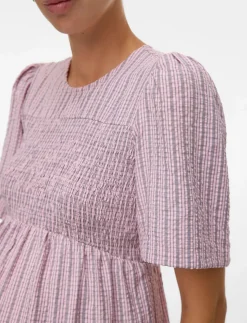 MLIDA 2/4 SMOCK WO TOP - Kortærmede bluser