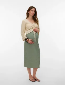 MLMARTE JRS MIDI SKIRT HW - Midinederdele