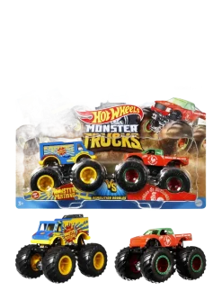 Monster Trucks Demolition Doubles, 2-Pack of 1:64 Scale Toy Trucks - Legetøjsbiler