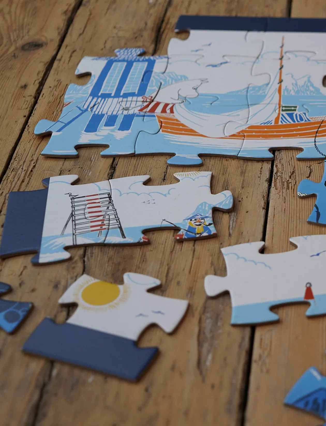 Moomin Floor Puzzle #OURSEA - Puslespil & Spil