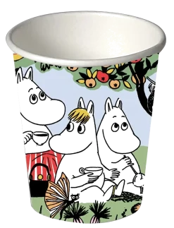 Moomin Party Moomin hotcup 250ml 10pc - Picnictilbehør