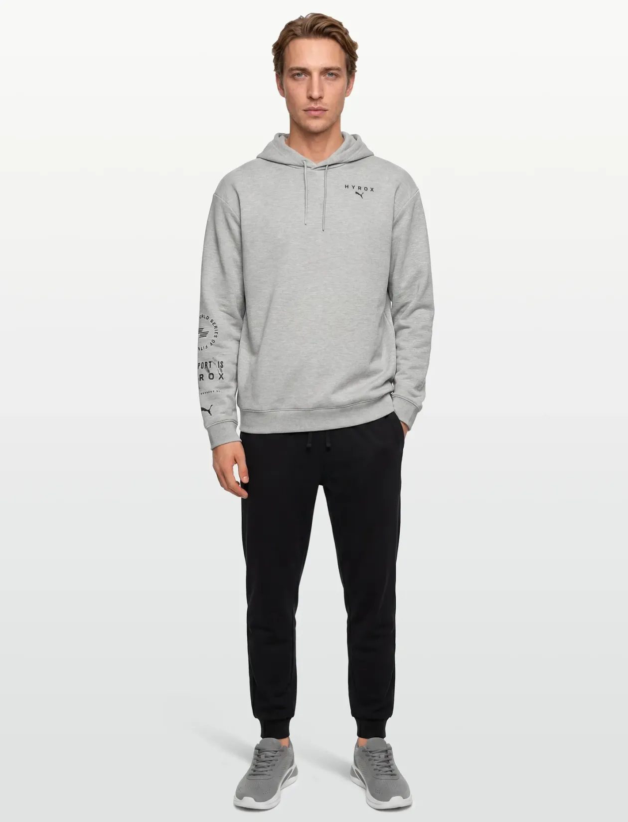 M PUMA X HYROX CLOUDSPUN HOODIE - Hættetrøjer