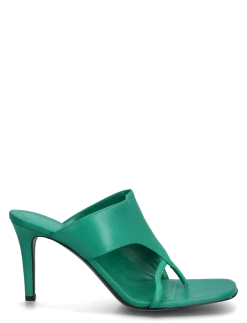 MULE SHOES EMERALD GREEN - Mules med hæle