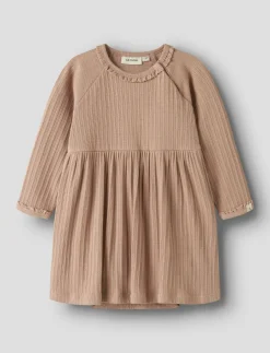 NBFBABETTE LS BODY DRESS LIL - Langærmede babykjoler