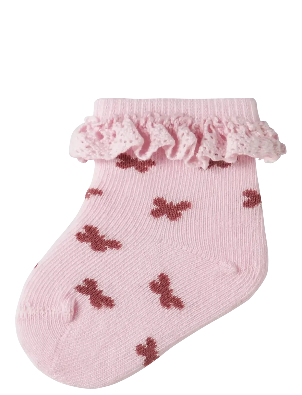 NBFFUTTERFLY SOCK - Babysokker