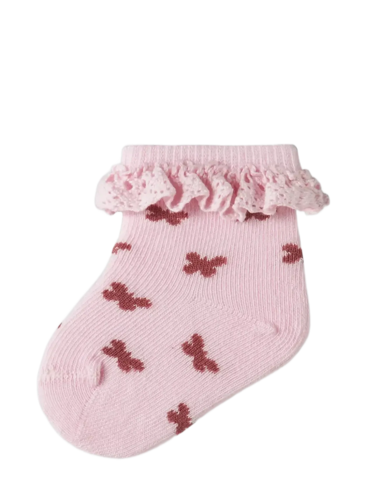 NBFFUTTERFLY SOCK - Babysokker