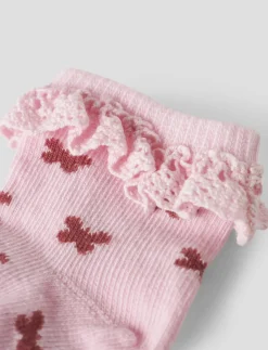 NBFFUTTERFLY SOCK - Babysokker