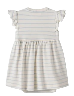 NBFGEO BER CAPSL LOOSE BODY DRESS LIL - Kortærmede