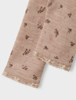 NBFWANG WOOL NEEDLE LEGGING NOOS - Leggings