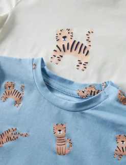 NBMVAVROELS 2P SS TOP BOX - Sæt med kortærmet T-shirt