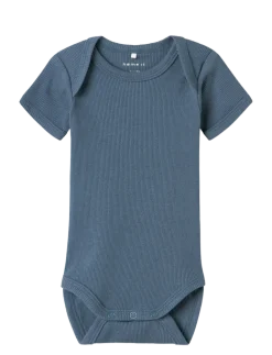 NBNBODY 3P SS SOLID RIB NOOS - Kortærmede bodyer