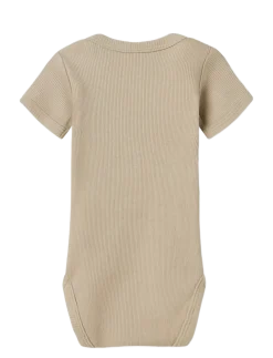 NBNBODY 3P SS SOLID RIB NOOS - Kortærmede bodyer