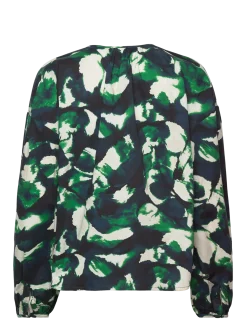 2ND Ava - Soft Cotton Print - Langærmede bluser