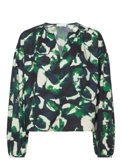2ND Ava - Soft Cotton Print - Langærmede bluser