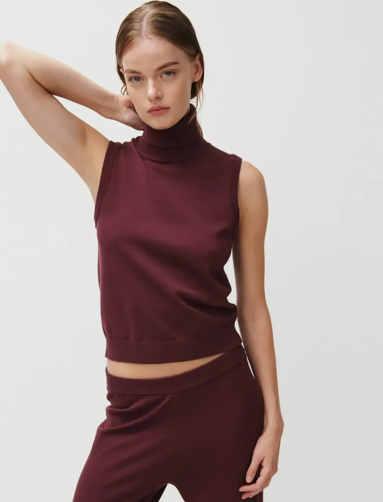 2ND Emerald - Viscose Knit - Rullekraver