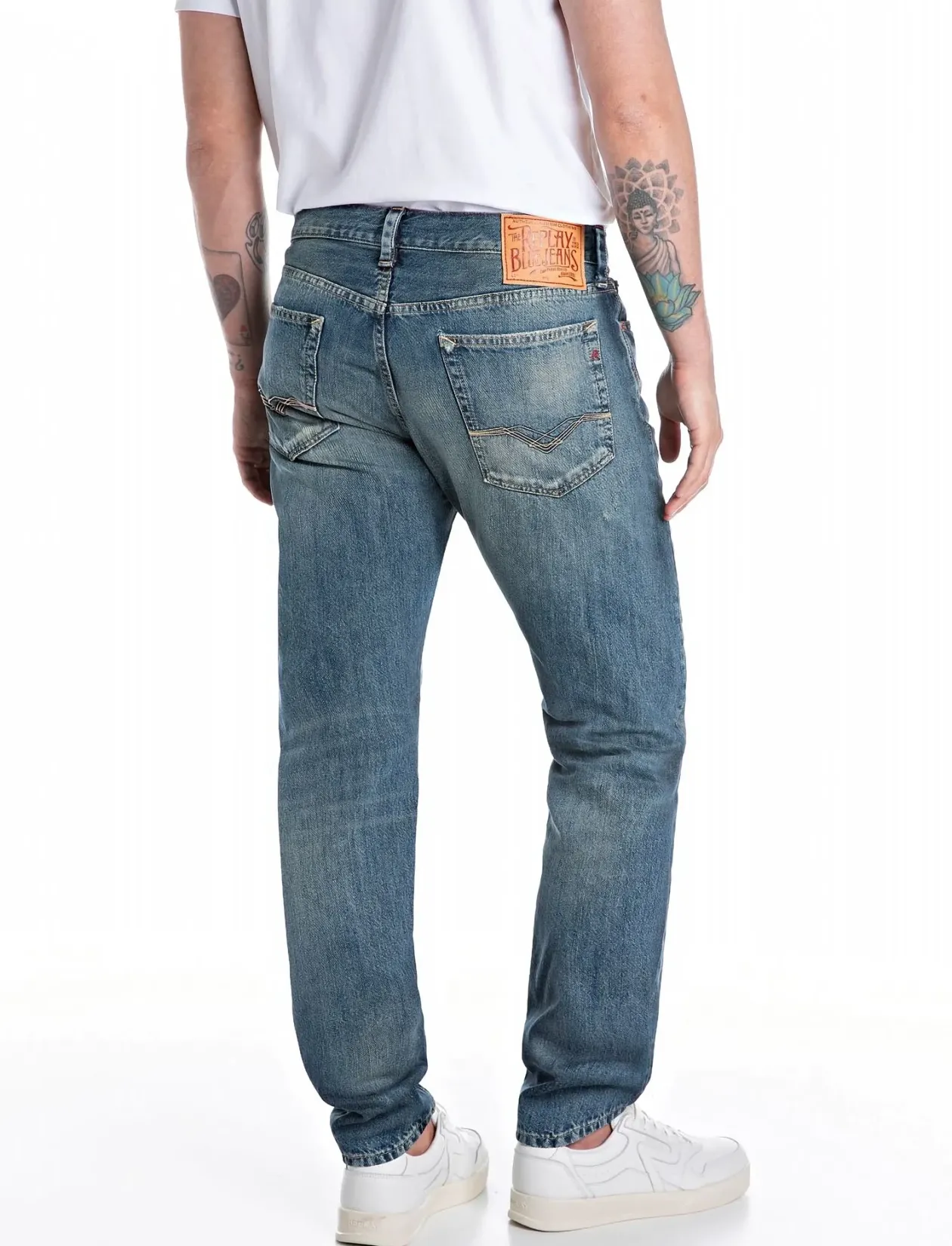 NEAAL Trousers SLIM Royal Eagle - Slim jeans