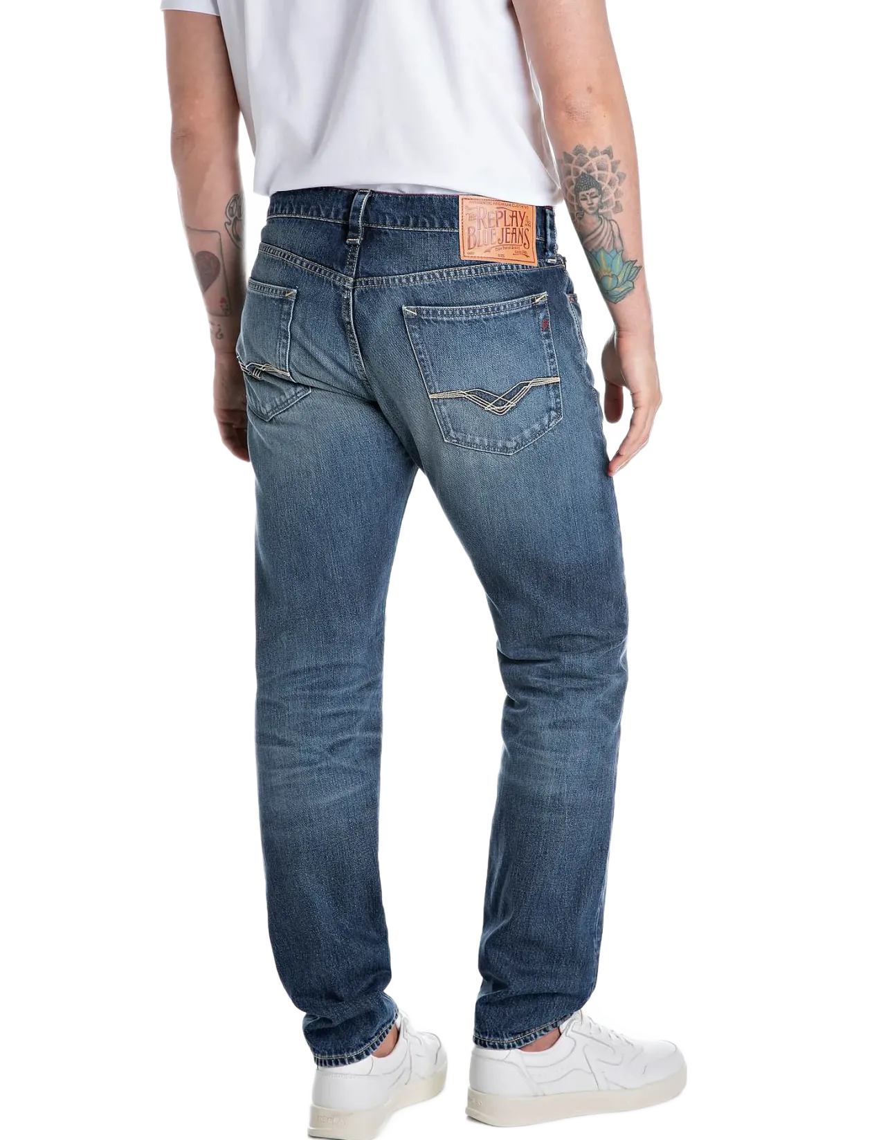 NEAAL Trousers SLIM Royal Eagle - Slim jeans