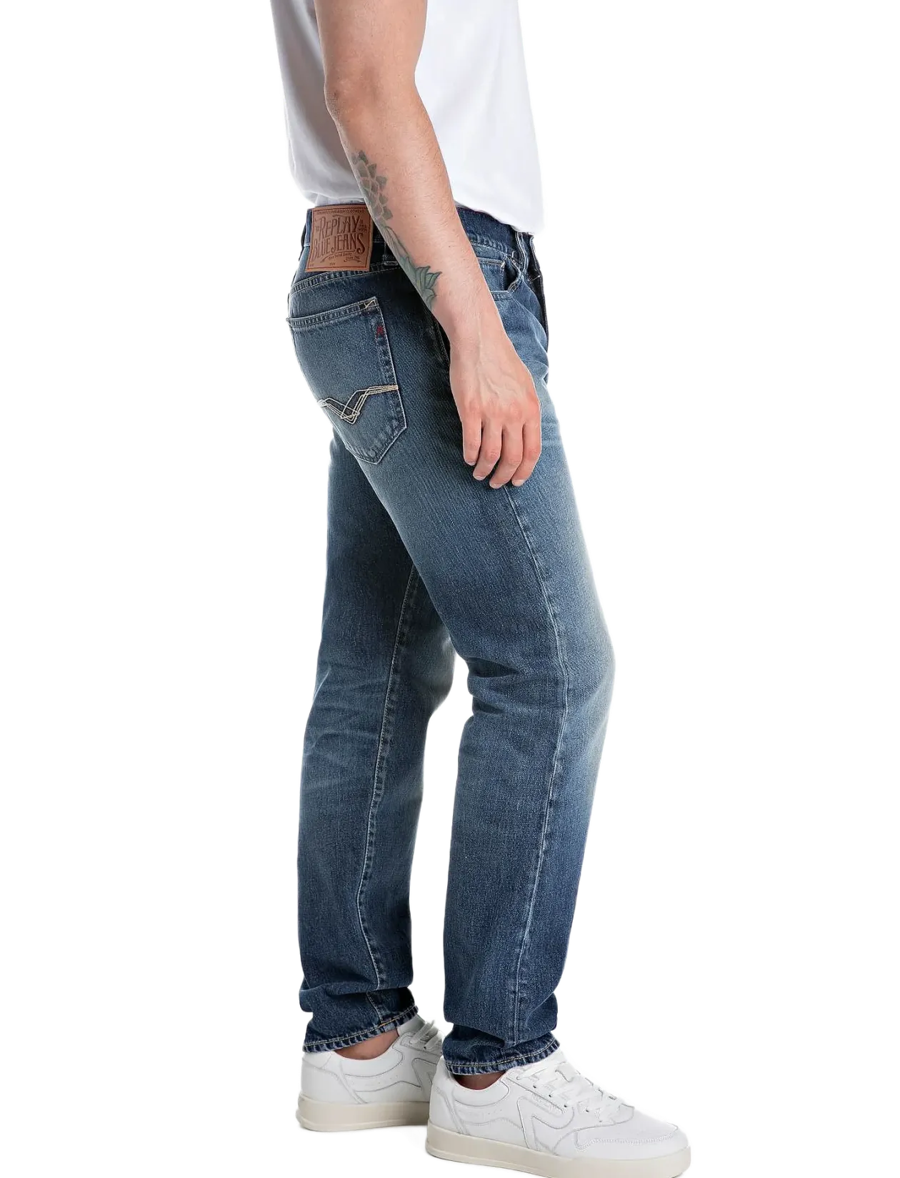NEAAL Trousers SLIM Royal Eagle - Slim jeans