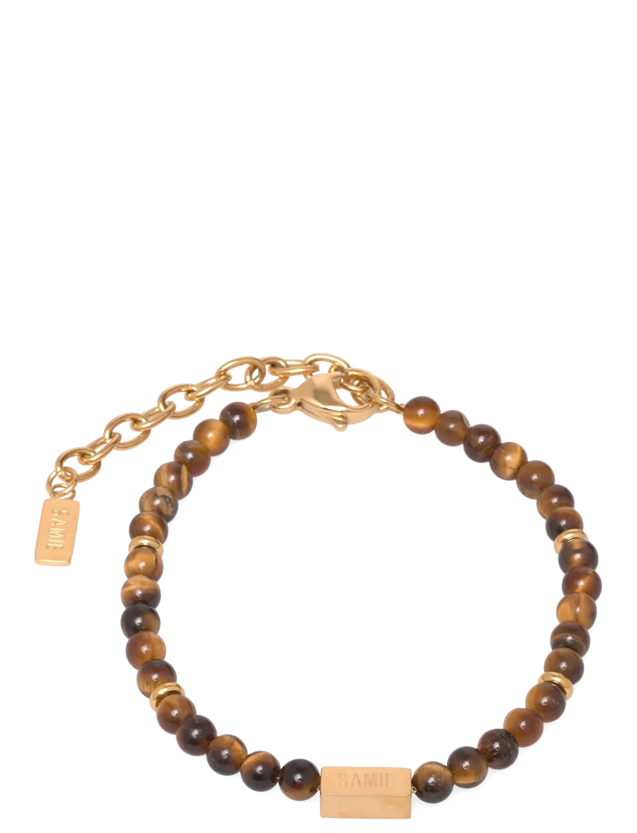 Neo - Bracelet with brown pearls - Armbånd