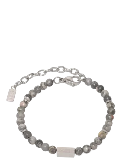 Neo - Bracelet with white/stone pearls - Armbånd