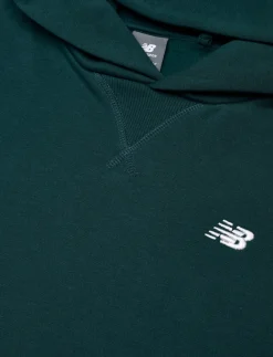 New Balance Brush Back Small Logo Hoodie - Hættetrøjer