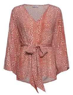 Nicole Crepe Blouse - Langærmede bluser