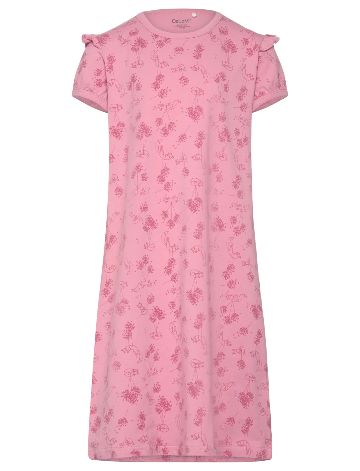 Nightdress SS -AOP - Natkjoler