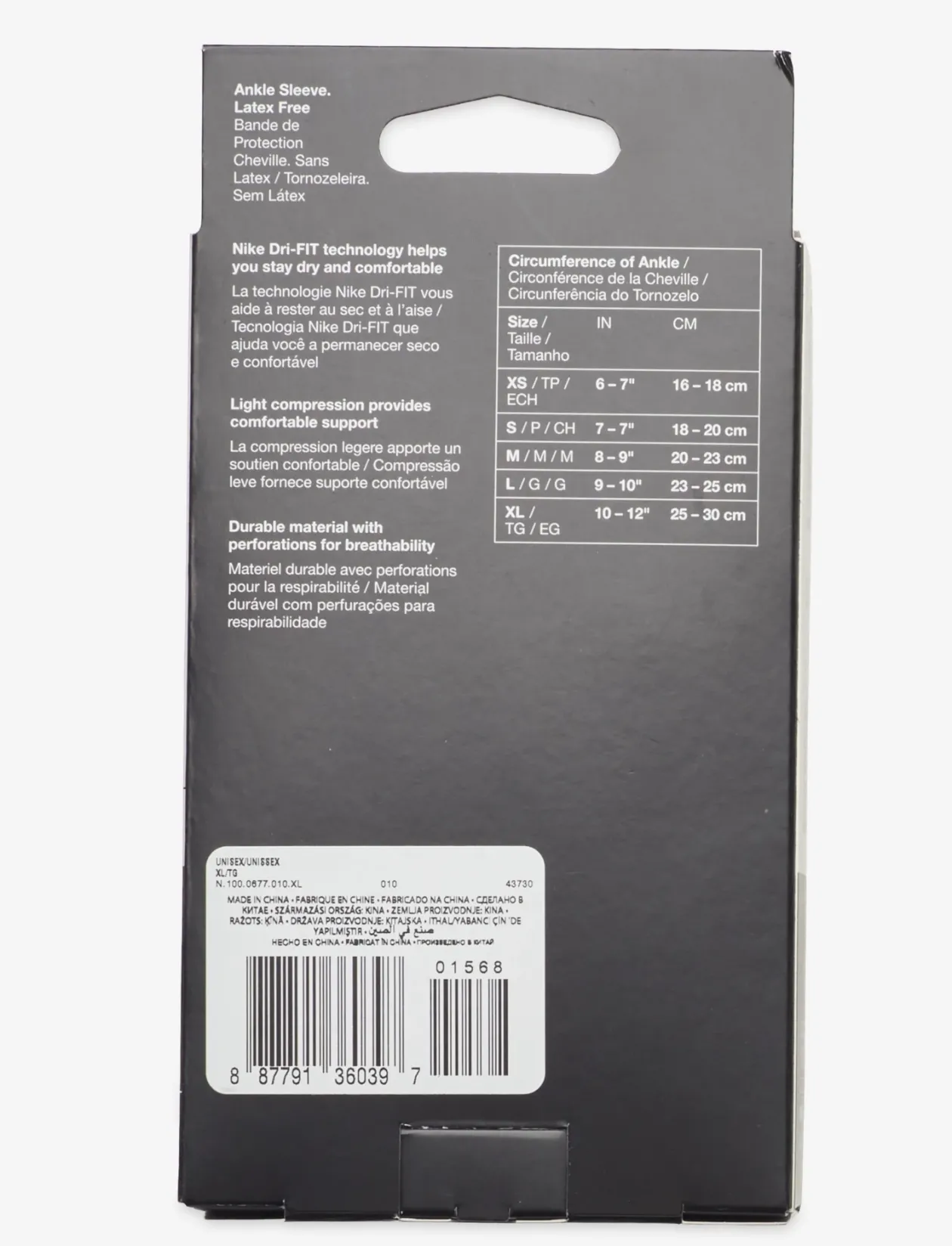 NIKE PRO ANKLE SLEEVE 3.0 - Ankel støtte
