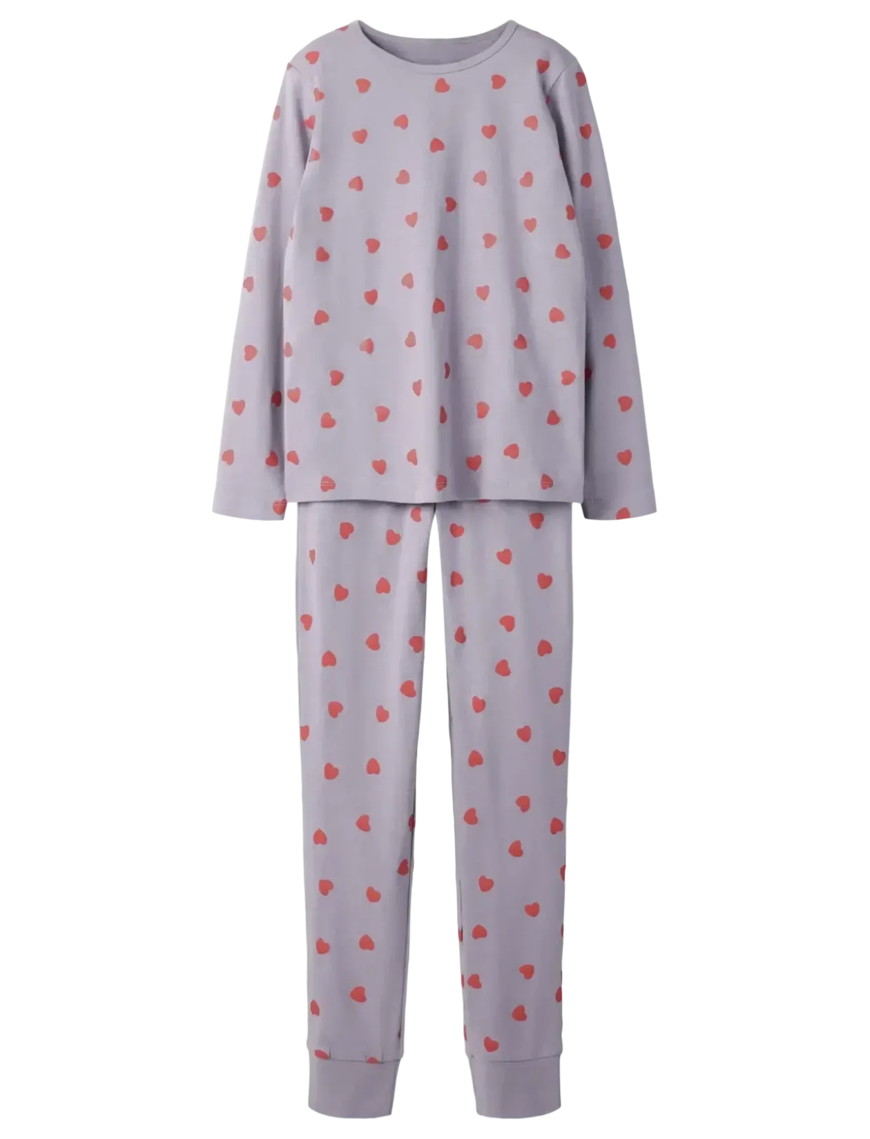 NKFNIGHTSET LAVENDER HEARTS NOOS - Sæt