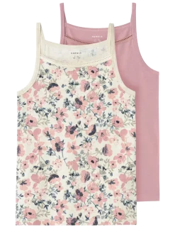 NKFSTRAP TOP 2P NOSTALGIA FLOWER NOOS - Overdele