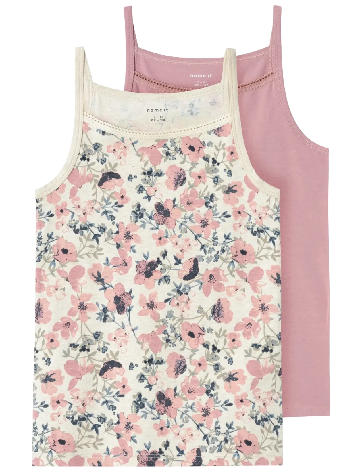 NKFSTRAP TOP 2P NOSTALGIA FLOWER NOOS - Overdele