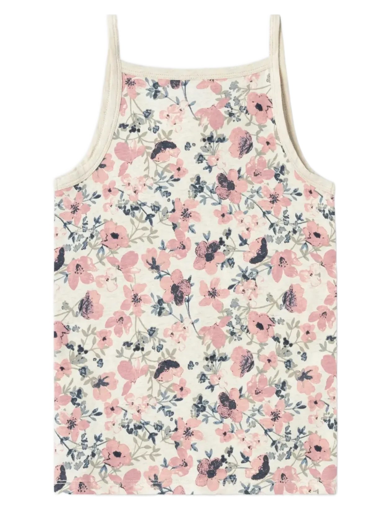 NKFSTRAP TOP 2P NOSTALGIA FLOWER NOOS - Overdele