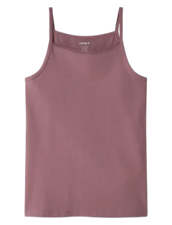 NKFSTRAP TOP 2P VIOLETFLOWER NOOS - Overdele