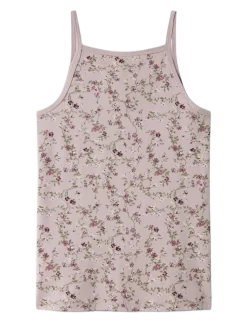 NKFSTRAP TOP 2P VIOLETFLOWER NOOS - Overdele