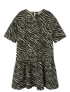 NKFZEBRA TWILL SS DRESS 4003-TD D - Kortærmede hverdagskjoler