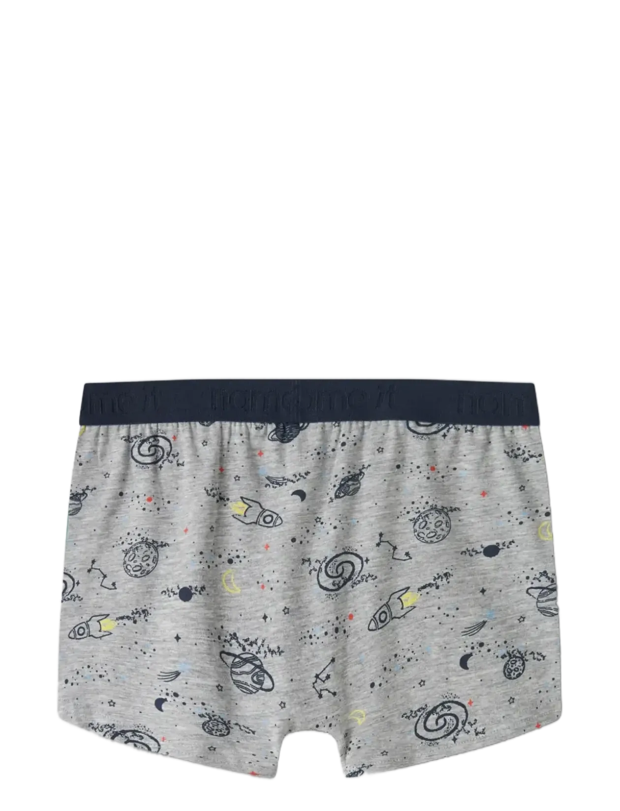 NKMBOXER 3P GREY SPACE NOOS - Underbukser