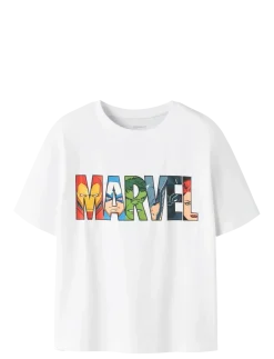 NKMFERGUS MARVEL SS NREG TOP MAR - Kortærmede