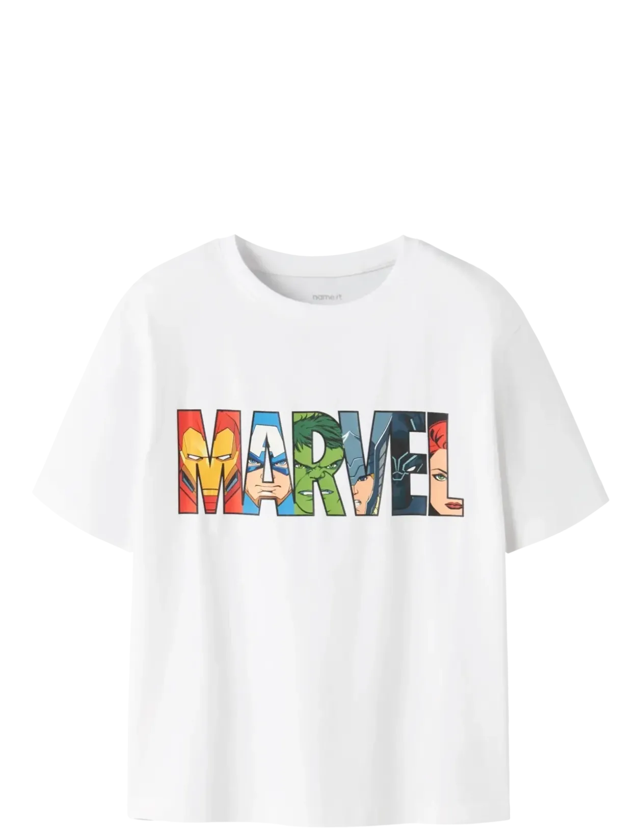 NKMFERGUS MARVEL SS NREG TOP MAR - Kortærmede