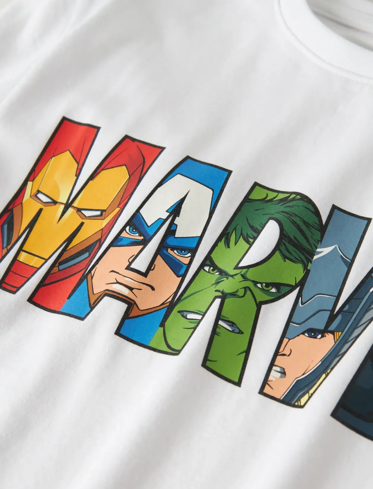 NKMFERGUS MARVEL SS NREG TOP MAR - Kortærmede