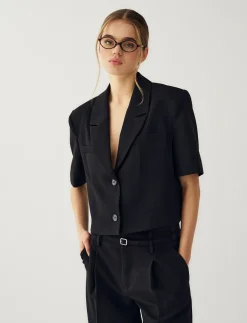 N-Leanne Crop Blazer - Korte blazere