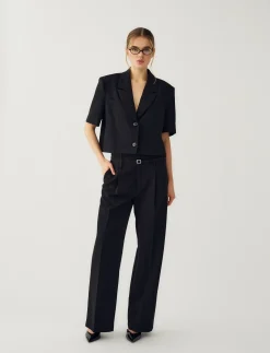 N-Leanne Crop Blazer - Korte blazere