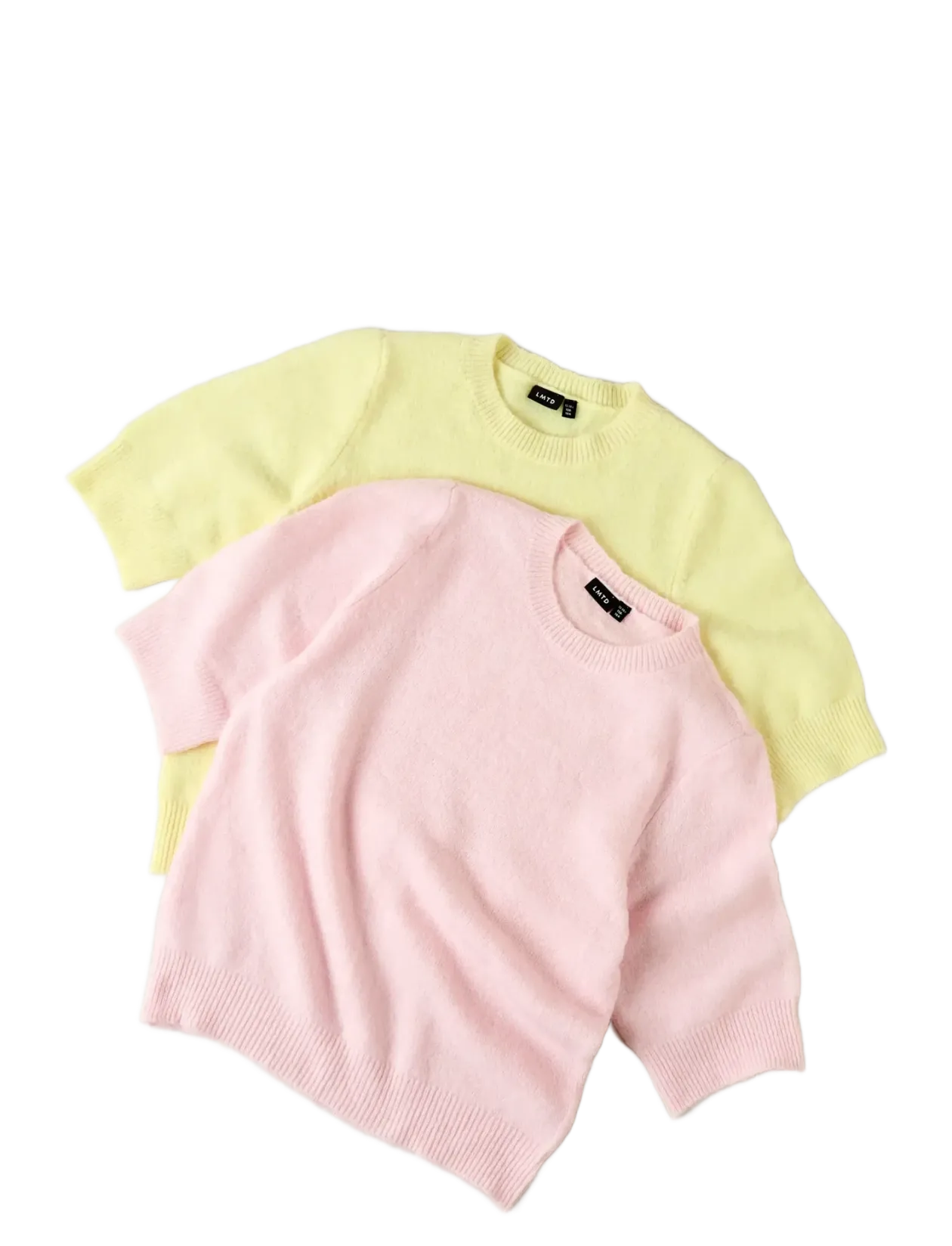 NLFBYNT SS SHORT KNIT - Kortærmede