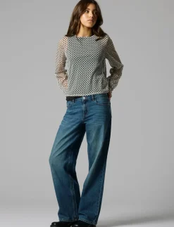 NLFFLEDOT LS O-NECK SHIRT - Bluser & Tunikaer