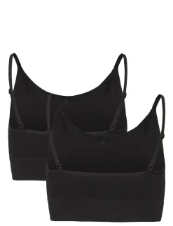NLFKAILEY RIB BRALETTE 2PACK NOOS - Overdele