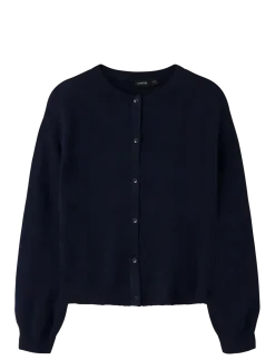 NLFLODET LS SHORT KNIT CARDIGAN - Cardigans