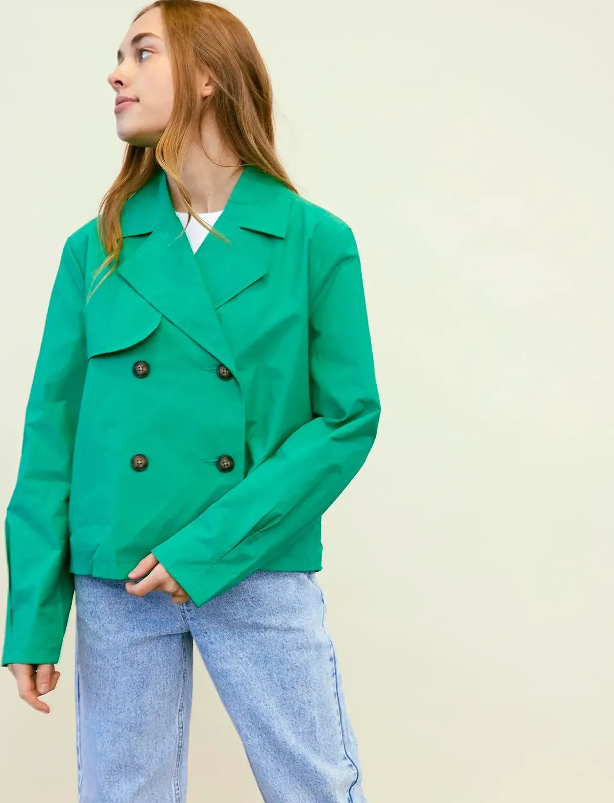 NLFMATA SHORT TRENCHCOAT - Lette jakker