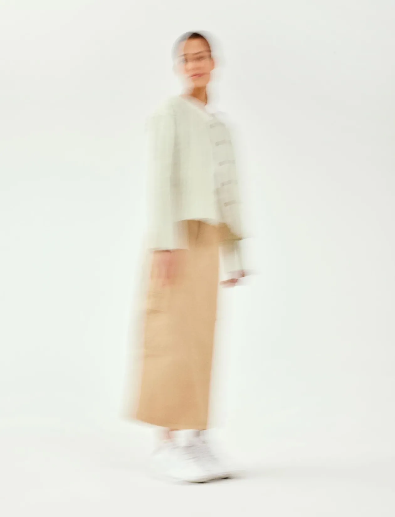 NLFTHILSE MIDI CARGO SKIRT - Maxi skirt