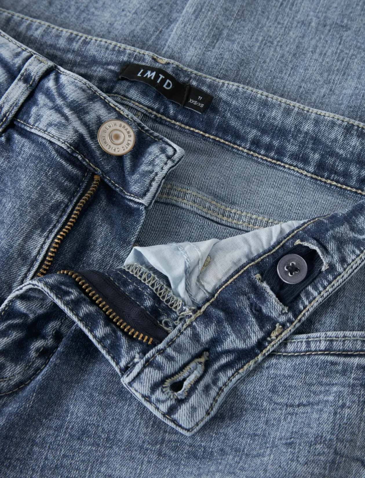 NLMBLIX DNM R STRAIGHT PANT - Regular jeans
