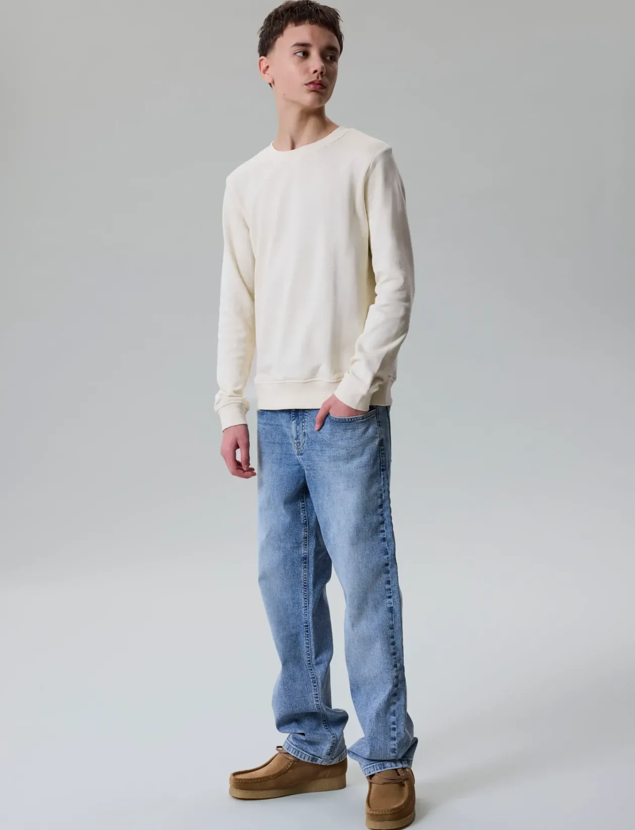 NLMBLIX DNM R STRAIGHT PANT - Regular jeans