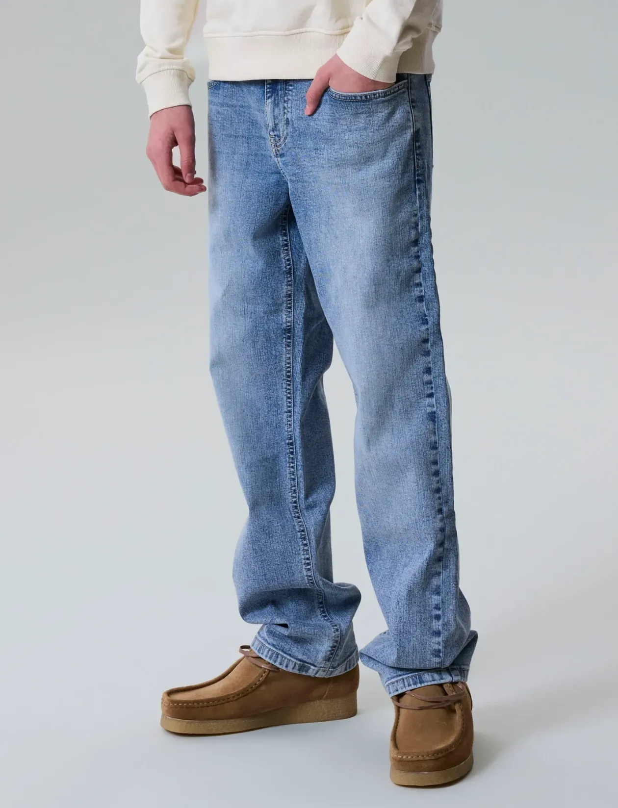NLMBLIX DNM R STRAIGHT PANT - Regular jeans